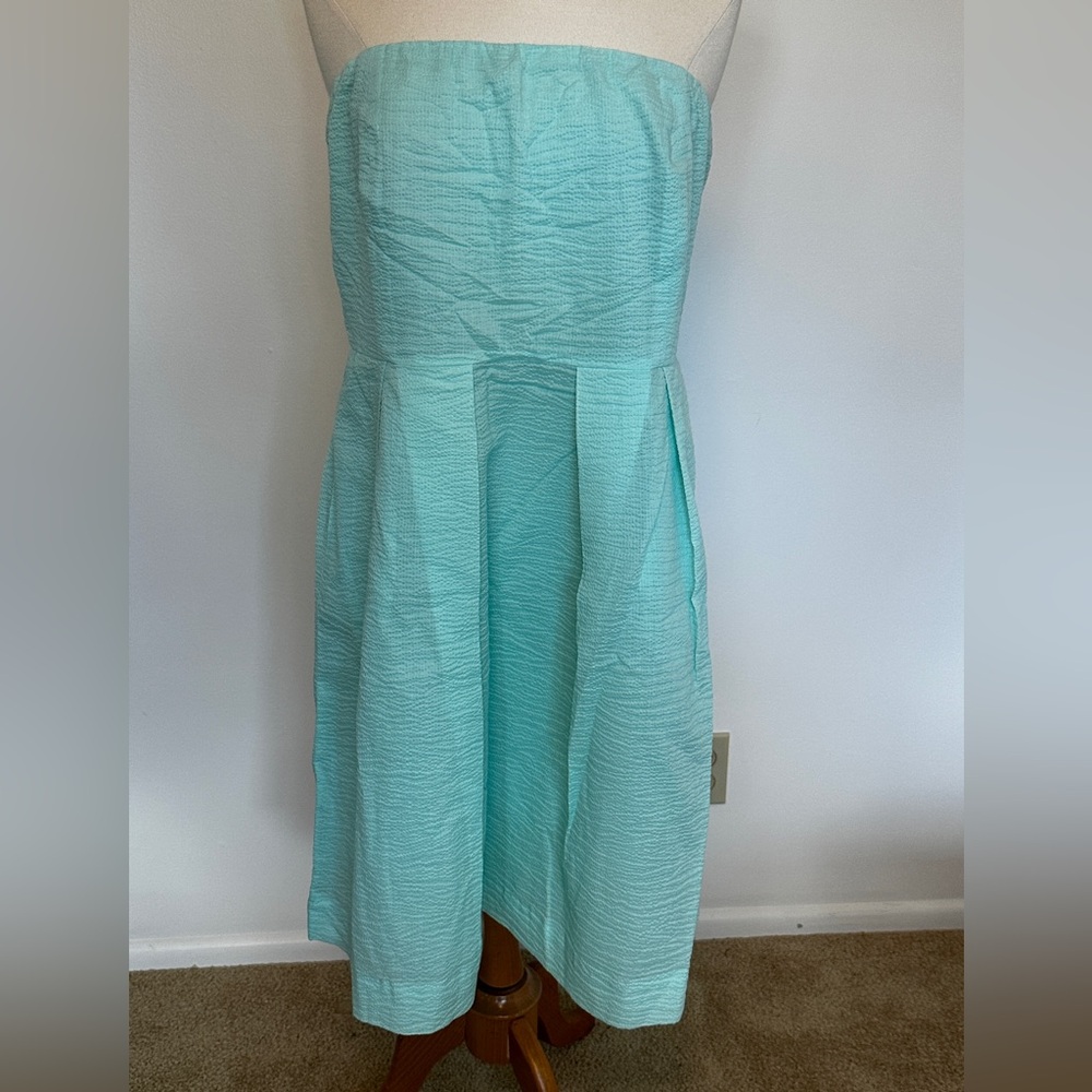 J. Crew Mint Green Cotton Dress